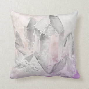 *~* Chakra Faux Amethyst Krystal Healing Energy Kussen