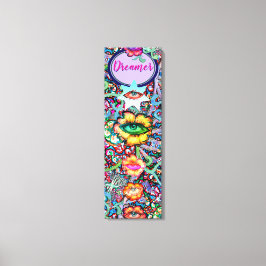 Chakra Floral Dreamweaver Colorful Unusual Mystica Canvas Afdruk