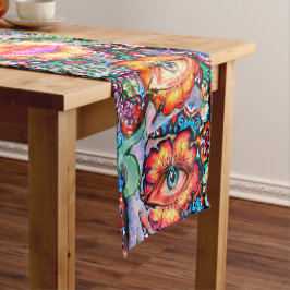 Chakra Floral Dreamweaver Colorful Unusual Mystica Korte Tafelloper