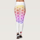 Chakra Flower of Life leggings (Achterkant)