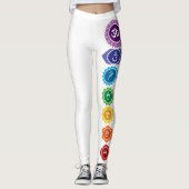 Chakra Flower of Life leggings (Voorkant)