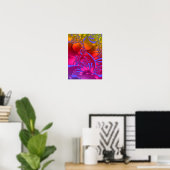 Chakra Flowers Poster (Thuiskantoor)