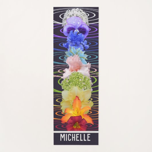 Chakra Flowers Yoga Mat (Voorkant)