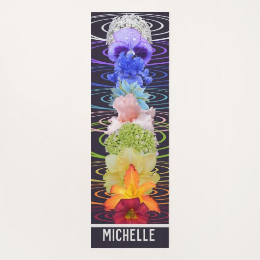 Chakra Flowers Yoga Mat (Achterkant)