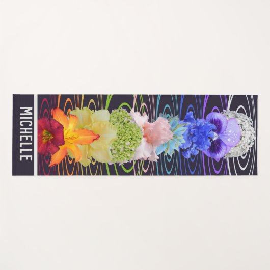 Chakra Flowers Yoga Mat (Voorkant (horizontaal))