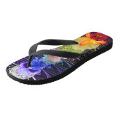 Chakra Flowers Zen Meditation Teenslippers (Schuin)