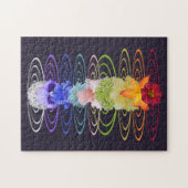 Chakra Flowers Zen Yoga Spiritueel Fun Legpuzzel (Horizontaal)