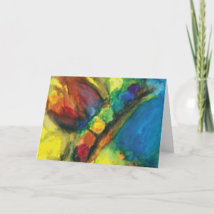 Chakra Flutterbys energetisch wenskaart Kaart