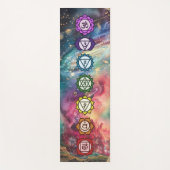 Chakra Galaxy  Regenboog Yogamat (Voorkant)