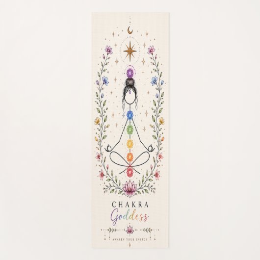 Chakra Godin Meditatie Yoga Mat (Voorkant)