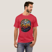 Chakra Graffiti Ontwerp T-shirt (Voorkant volledig)