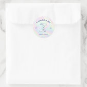 Chakra Healer Reiki Practitioner Hands Ronde Sticker (Tas)