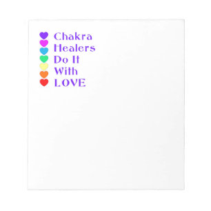 Chakra Healers doen het met liefde Notitieblok