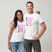 Chakra Healers doen het met liefde T-shirt (Unisex)