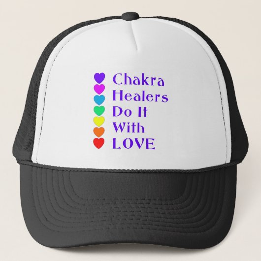 Chakra Healers doen het met liefde Trucker Pet (Voorkant)