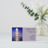 Chakra Healing Light Yoga Meditation Zen Buddha Visitekaartje (Staand voorkant)