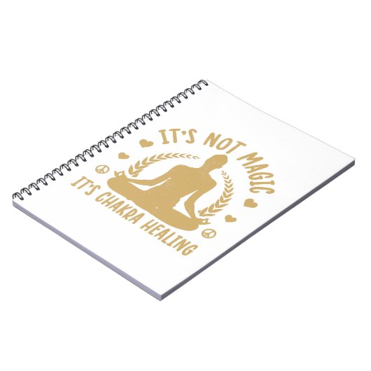 Chakra Healing Magic | Esoterische Yoga Gift Ideeë Notitieboek (Linkerzijde)