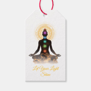 Chakra Helende Gift Tag – Inspirerende Spirituele Cadeaulabel