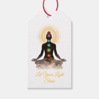 Chakra Helende Gift Tag – Inspirerende Spirituele Cadeaulabel