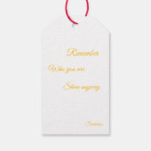 Chakra Helende Gift Tag – Inspirerende Spirituele Cadeaulabel (Achterkant)