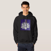 Chakra hooded black long sleeve zipper Sweat-Shirt Hoodie (Voorkant volledig)