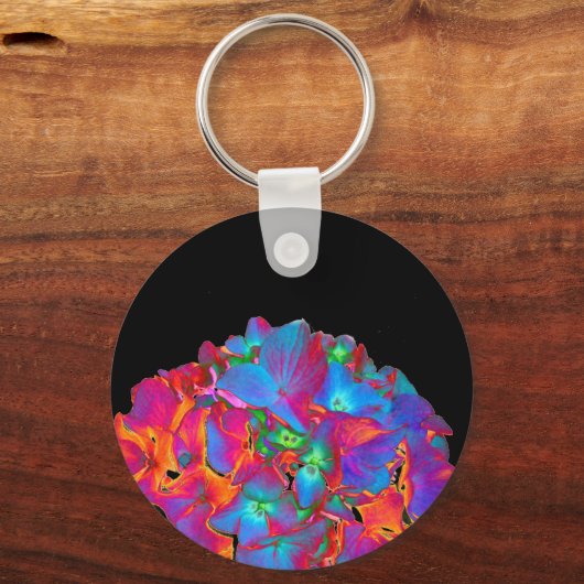 Chakra Hydrangea Sleutelhanger (Voorkant)