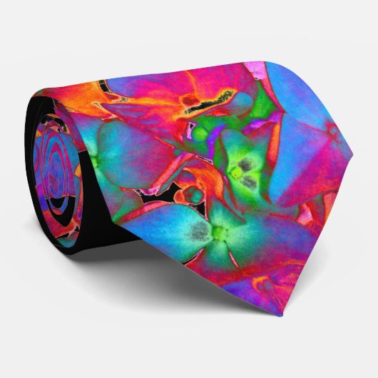 Chakra Hydrangea Stropdas (Opgerold)