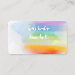 Chakra Lichtwerker Reiki Kleuren Visitekaartjes