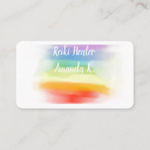 Chakra Lichtwerker Reiki Kleuren Visitekaartjes