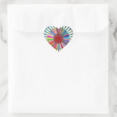 CHAKRA Light Source Meditation Hart Sticker (Tas)