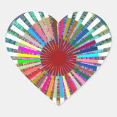 CHAKRA Light Source Meditation Hart Sticker (Voorkant)