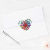 CHAKRA Light Source Meditation Hart Sticker (Envelop)