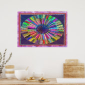 CHAKRA Light Source Meditation Poster (Keuken)