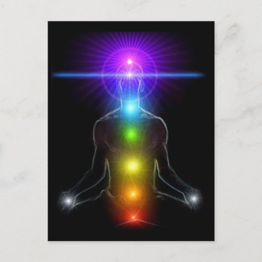 CHAKRA LIGHTS BRIEFKAART (Voorkant)