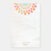 Chakra Lotus Flower Mandala Floral-Blocnote Post-it® Notes (Voorkant)