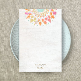 Chakra Lotus Flower Mandala Floral-Blocnote Post-it® Notes