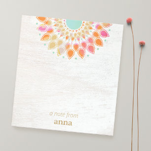 Chakra Lotus Flower Mandala Notitieblok