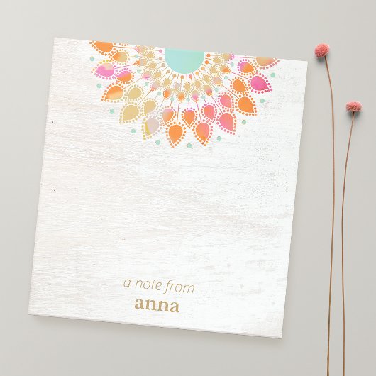 Chakra Lotus Flower Mandala Notitieblok