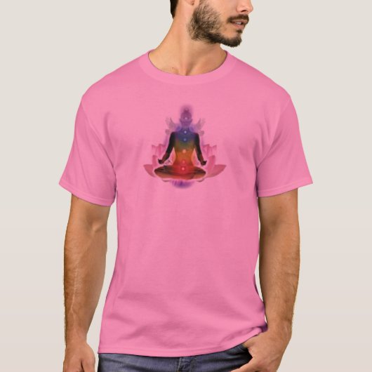 CHAKRA LOTUS LADY T-SHIRT (Voorkant)
