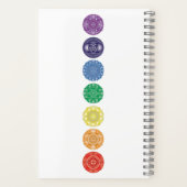 Chakra Mandala Multi-Color Notitieboek (Achterkant)