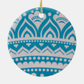 Chakra, Mandala, Spirituele Kerstmis, Chakra Gifts Keramisch Ornament (Achterkant)