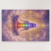 Chakra Meditatie Puzzel Spirituele Kunst (Horizontaal)
