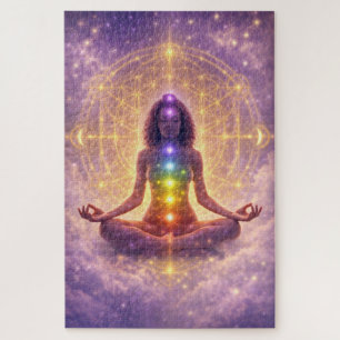 Chakra Meditatie Puzzel Spirituele Kunst Cadeau