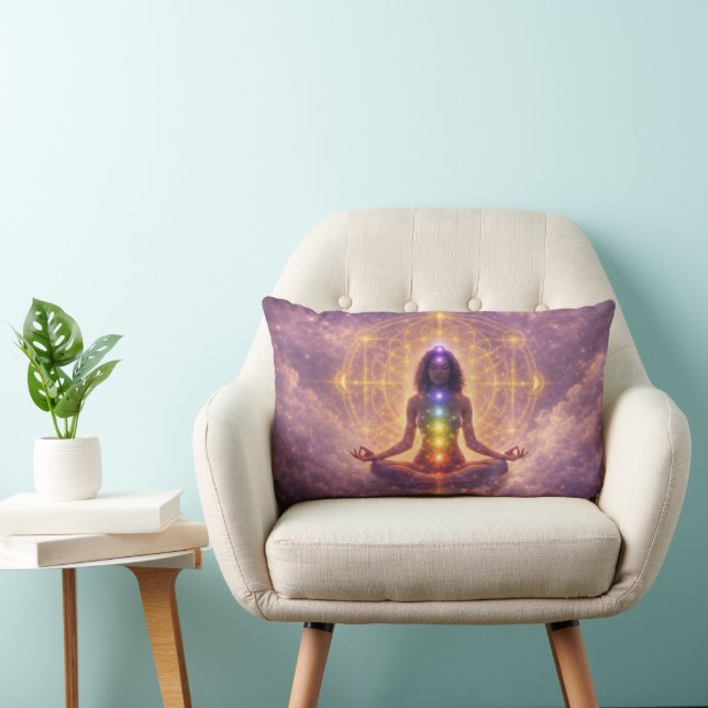 Chakra Meditatie Spirituele Sierkussen Kussen (Stoel)