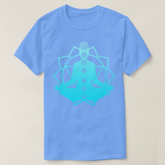 Chakra Meditation Spirituality Yoga Om Zen T-shirt (Design voorkant)