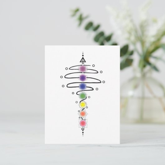 Chakra Modulator Briefkaart (Staand voorkant)