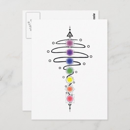 Chakra Modulator Briefkaart (Voorkant / Achterkant)