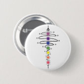 Chakra Modulator Ronde Button 5,7 Cm (Voorkant /achterkant)