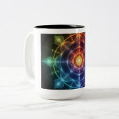 Chakra-Mok Tweekleurige Koffiemok (Voorkant links)