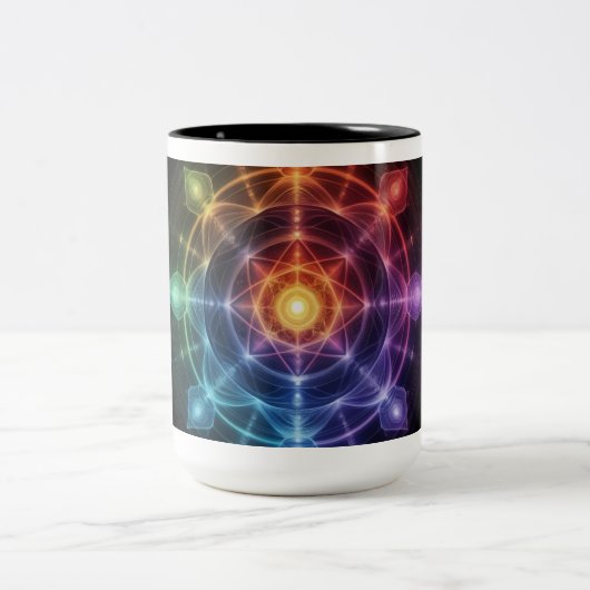 Chakra-Mok Tweekleurige Koffiemok (Center)